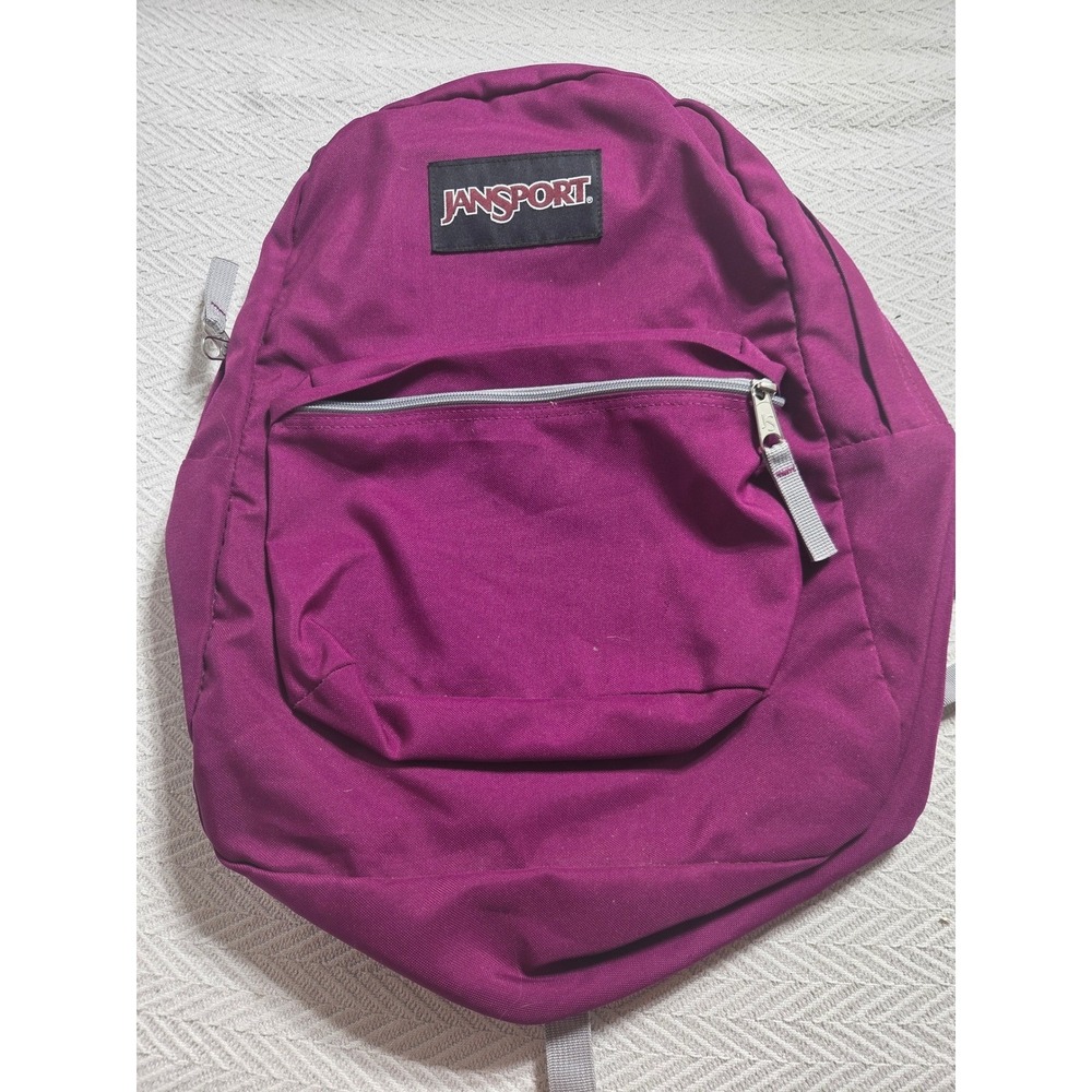 JanSport Backpack Kids OS Magenta Good SuperBreak Classic Padded Straps